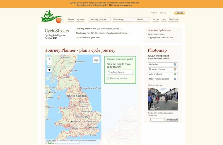 CycleStreets-UK-wide-Cycle-Journey-Planner-and-Photomap-Cycle-journey-planner
